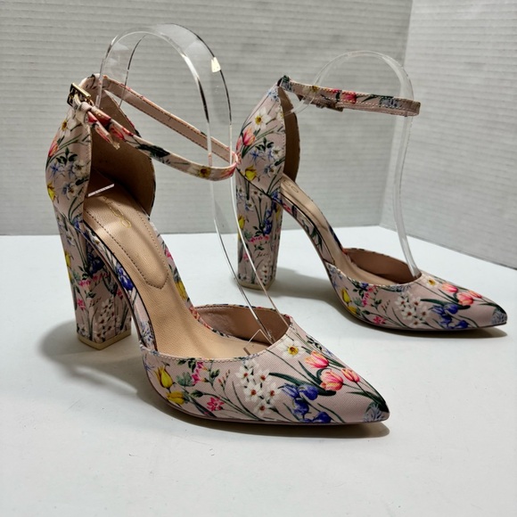 Aldo Shoes - Aldo Floral Multicolor Women's Heels
